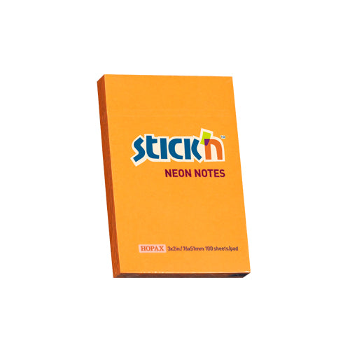 Adhesive sheets 100 sheets 2x3 NEON