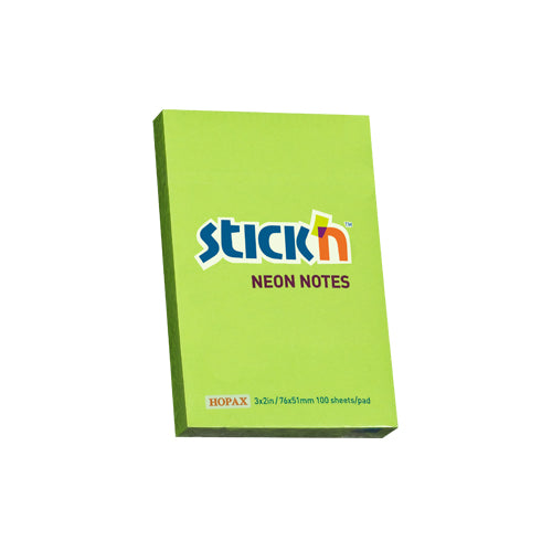 Adhesive sheets 100 sheets 2x3 NEON