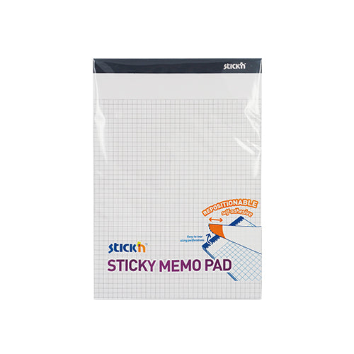 Ruled or gridded adhesive notes