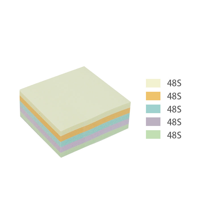 Cube de 240 feuillets adhésifs 2x2 PASTEL (Certifié FSC™)
