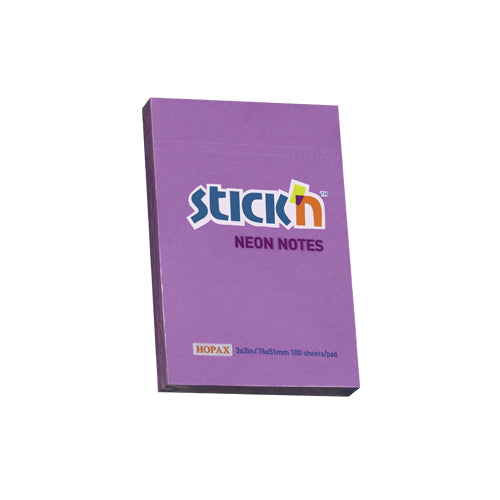 Adhesive sheets 100 sheets 2x3 NEON