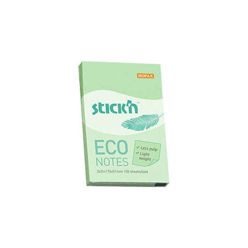 Feuillets adhésifs ÉCO 100 feuilles 2x3 PASTEL