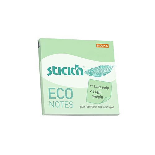 Feuillets adhésifs ÉCO 100 feuilles 3x3 PASTEL