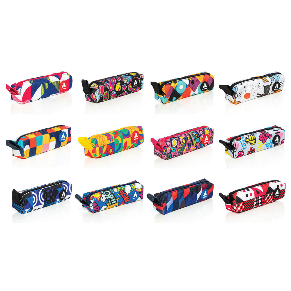 Étui à crayon 1 compartiment (modèles assortis)