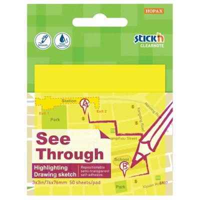 Translucent adhesive sheets of 50 sheets 2x3 or 3x3