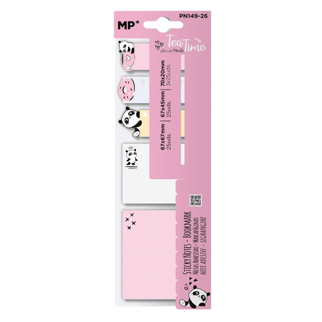 Feuillets adhésifs marque-page - Panda