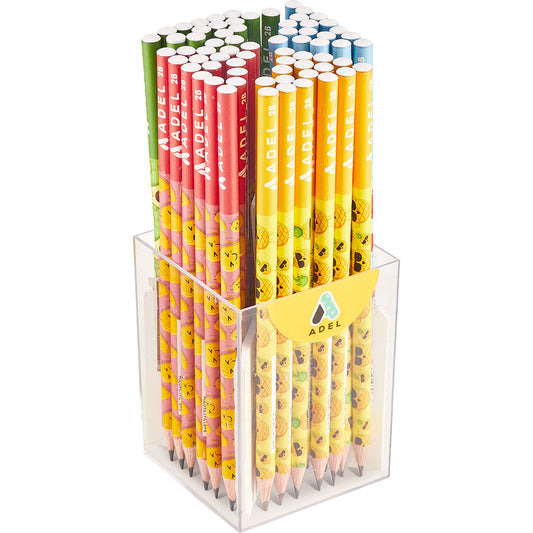 Présentoir de 72 crayons à mine 2B FRUITS