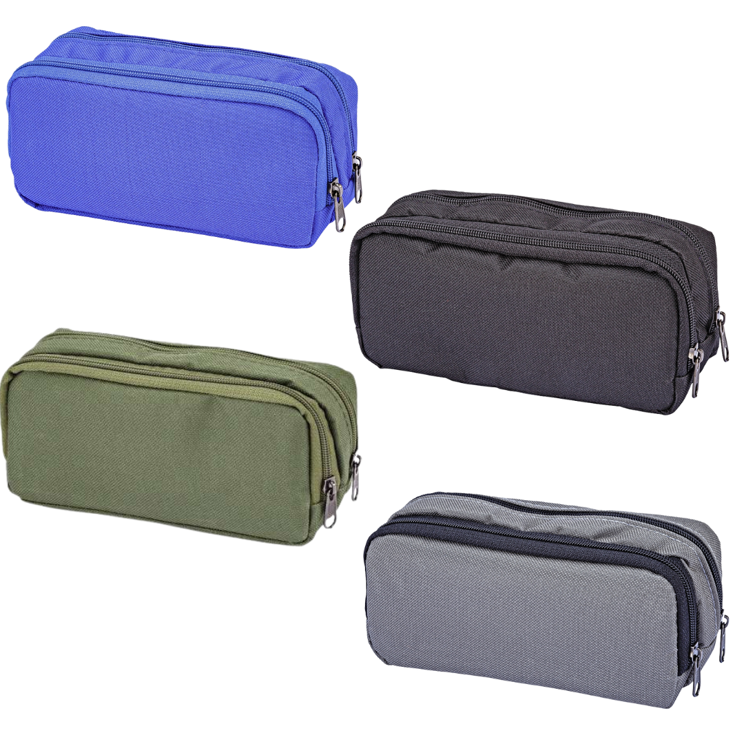 Pencil case with 2 compartments (sold individually)