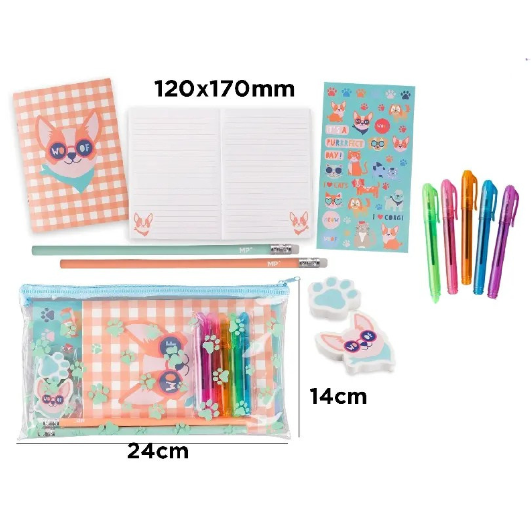 Ensemble d'écriture 12pcs - Chien