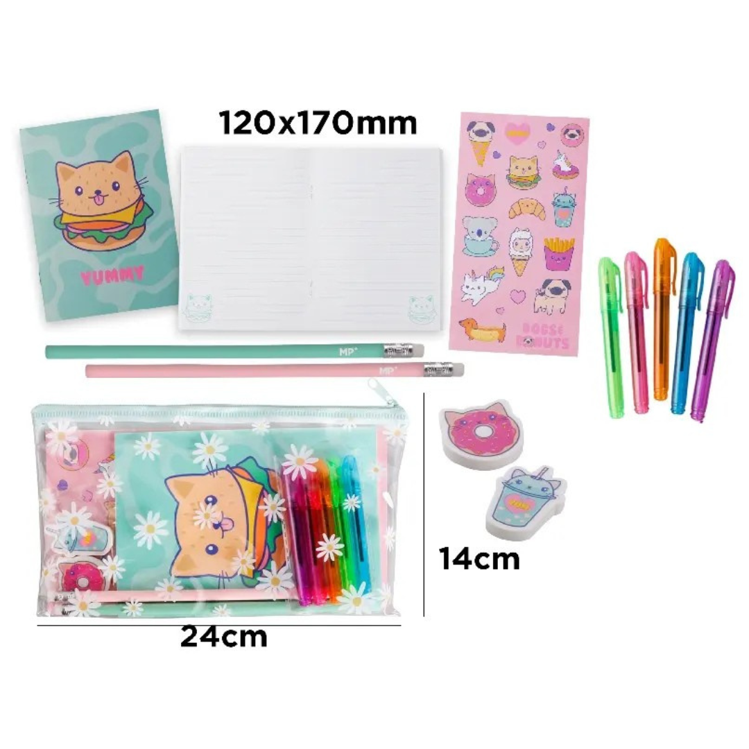 Ensemble d'écriture 12pcs - Chat