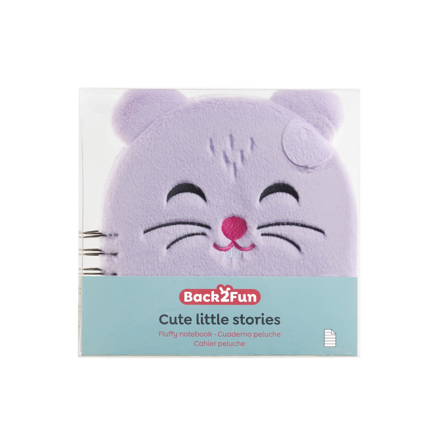 Carnet de notes peluche - Hamster
