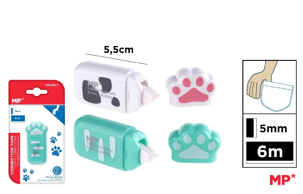 Mini cat paw correction tape - MODEL 1