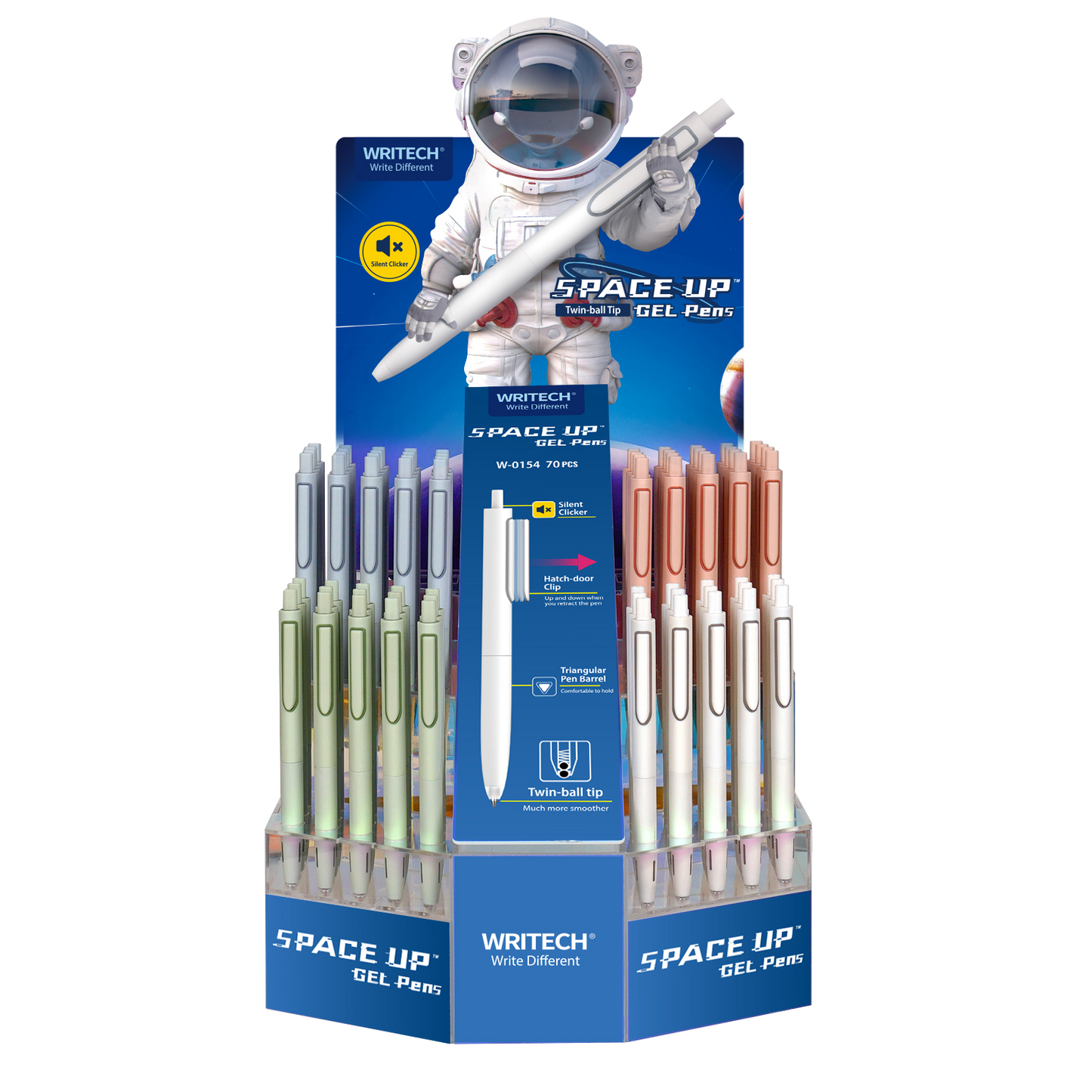 Stylo Gel SPACE UP 0.5mm (encre noire)