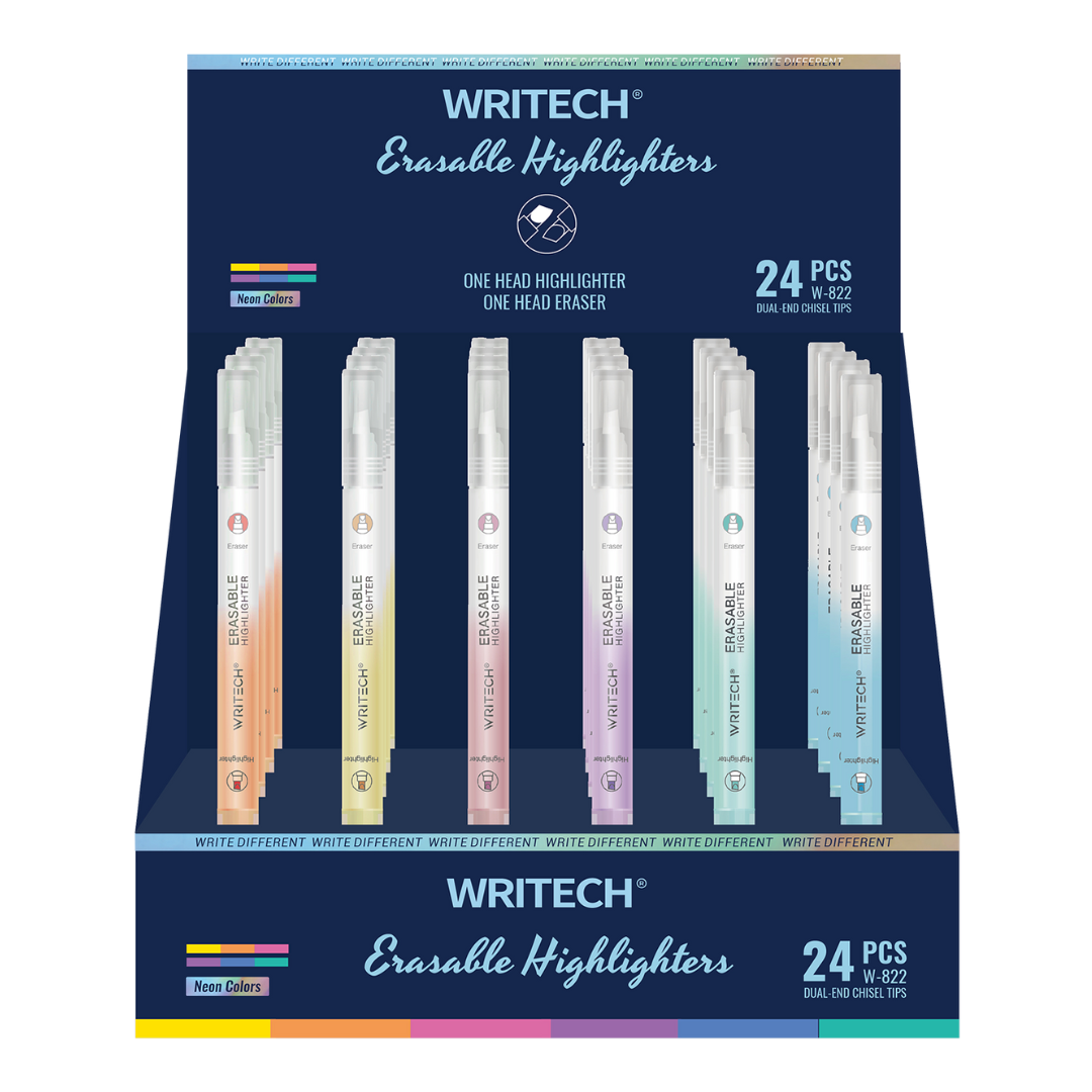 NEON erasable highlighter