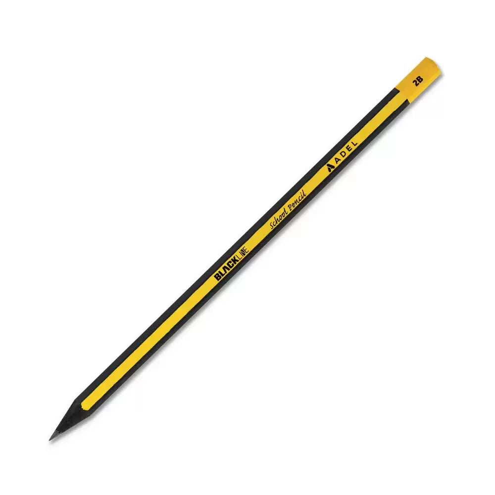 Boite de 12 crayons HB + taille crayon School