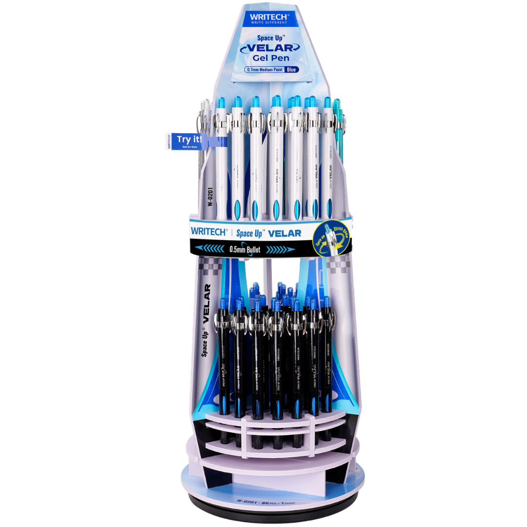 Stylo gel 0.5mm VELAR (encre bleue)