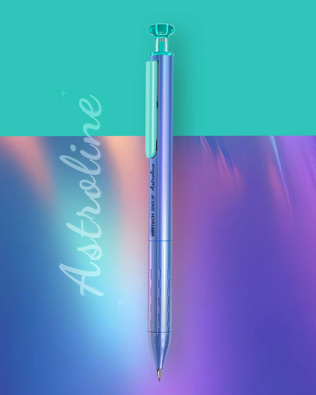 1 Pen + 1 Refill Set – Space-Up Astroline 0.7 mm Gel Pen (Blue Ink)