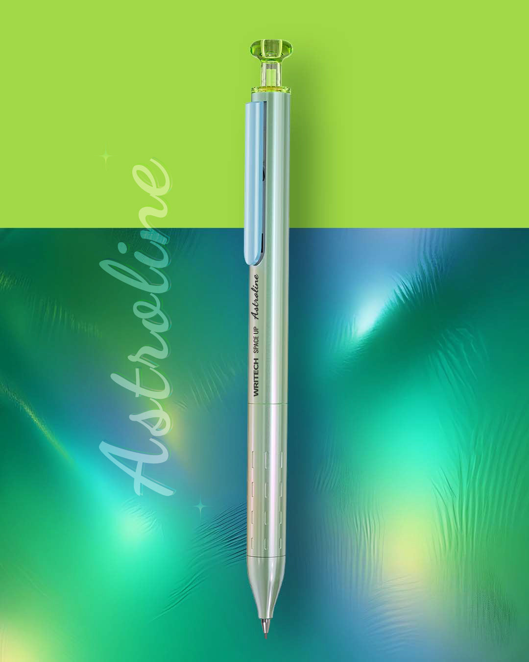 1 Pen + 1 Refill Set – Space-Up Astroline 0.7 mm Gel Pen (Blue Ink)