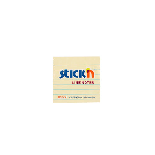 Ruled or gridded adhesive notes