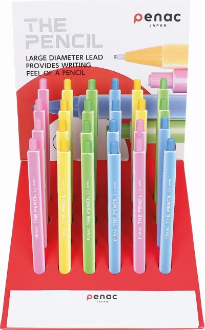 Display of 24 The Pencil 1.3mm mechanical pencils