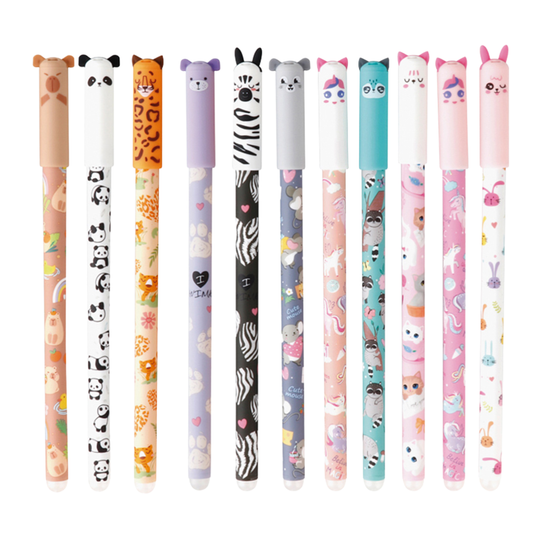 Présentoir de 240 stylos effaçable 0.5mm (motifs variés)