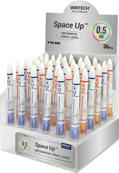 Présentoir de 36 tubes de mines 0.5mm HB
