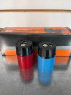 Display of 10 DOUBLE metal pencil sharpeners (EIS-430)