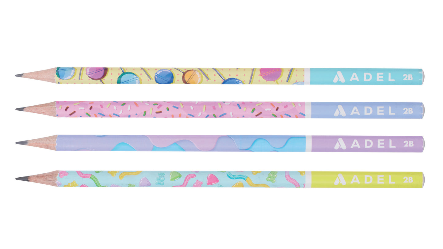 Display of 72 2B FRUITS pencils