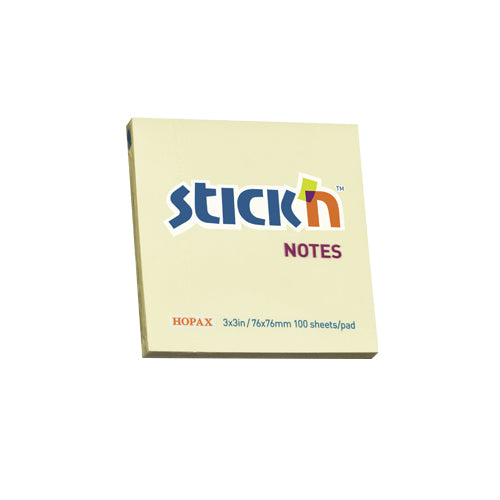 Feuillets adhésifs 100 feuilles 3x3 PASTEL