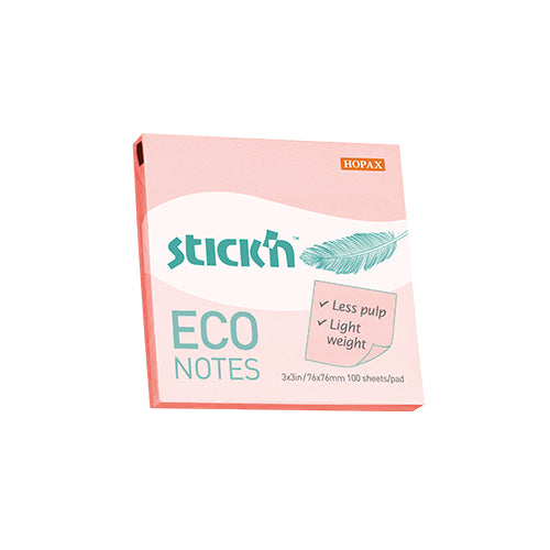 Feuillets adhésifs ÉCO 100 feuilles 3x3 PASTEL