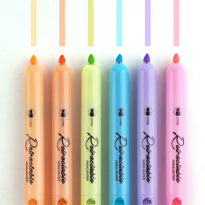 Surligneur rétractable PASTEL