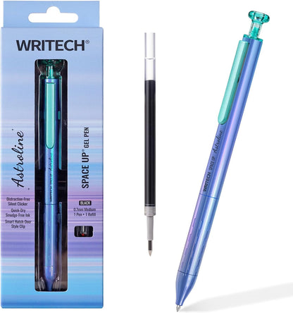 1 Pen + 1 Refill Set – Space-Up Astroline 0.7 mm Gel Pen (Blue Ink)