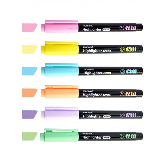 Monami highlighter 601 PASTEL color