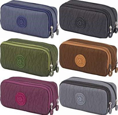 Pencil case with 2 compartments (sold individually)