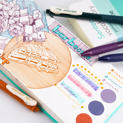 VINTAGE 0.5mm Retractable Gel Pen