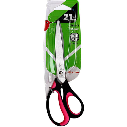 Ciseau 21cm à bout semi-pointu (couleurs assorties) AUCHAN