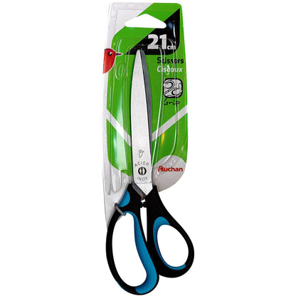 Ciseau 21cm à bout semi-pointu (couleurs assorties) AUCHAN