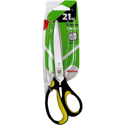 Ciseau 21cm à bout semi-pointu (couleurs assorties) AUCHAN