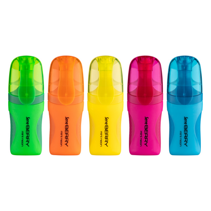 Ensemble de 4 minis surligneurs BERRY NÉON
