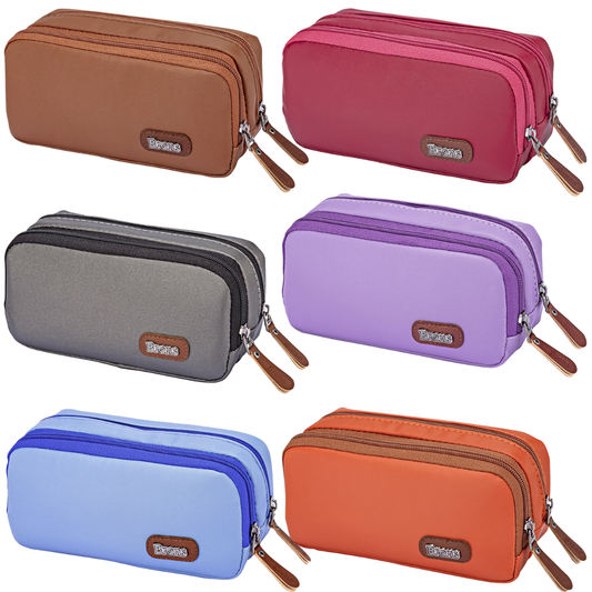 Pencil case with 2 compartments (sold individually)