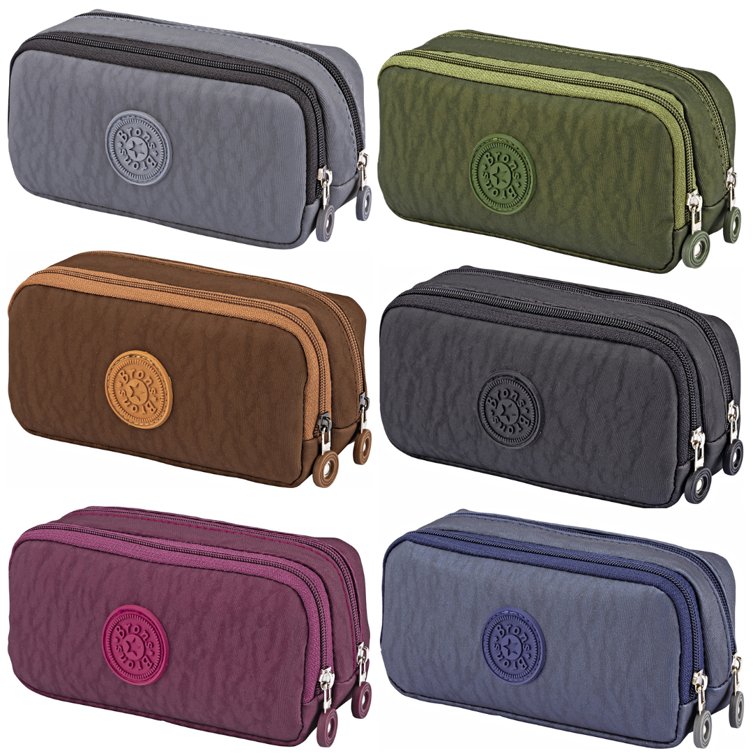 Pencil case with 2 compartments (sold individually)