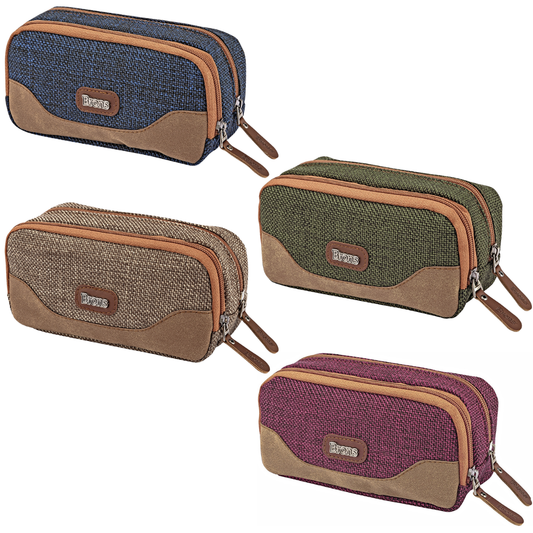 Pencil case with 2 compartments (sold individually)