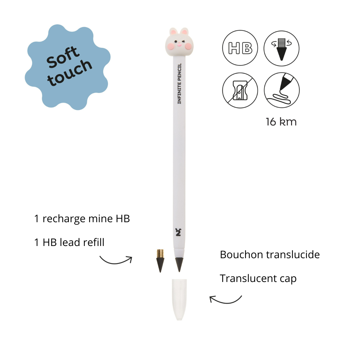 Crayon infini incluant 1 mine de recharge HB