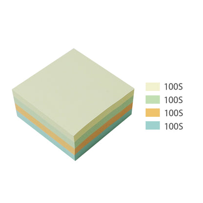 Cube of 400 3x3 PASTEL adhesive sheets (FSC™ certified)