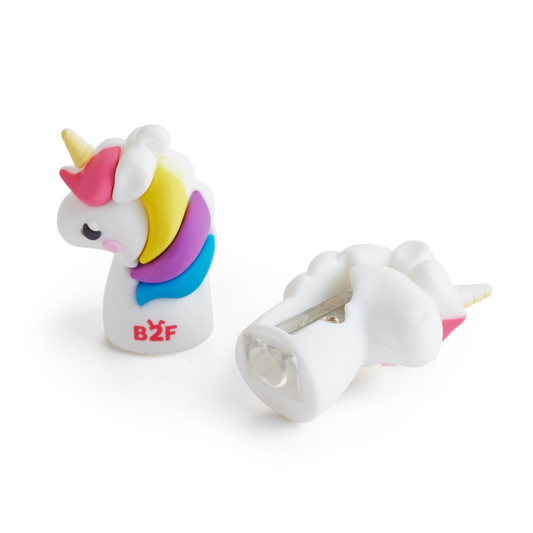 Présentoir de 20 taille-crayons SIMPLE - Licorne