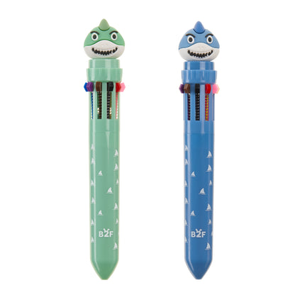 Présentoir de 36 stylos 10 couleurs - Requin