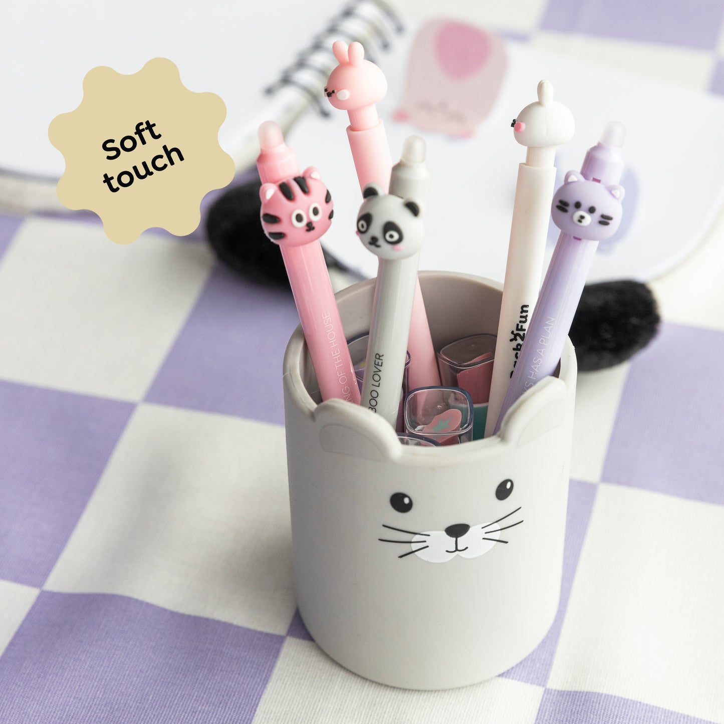 Pot à crayons en silicone