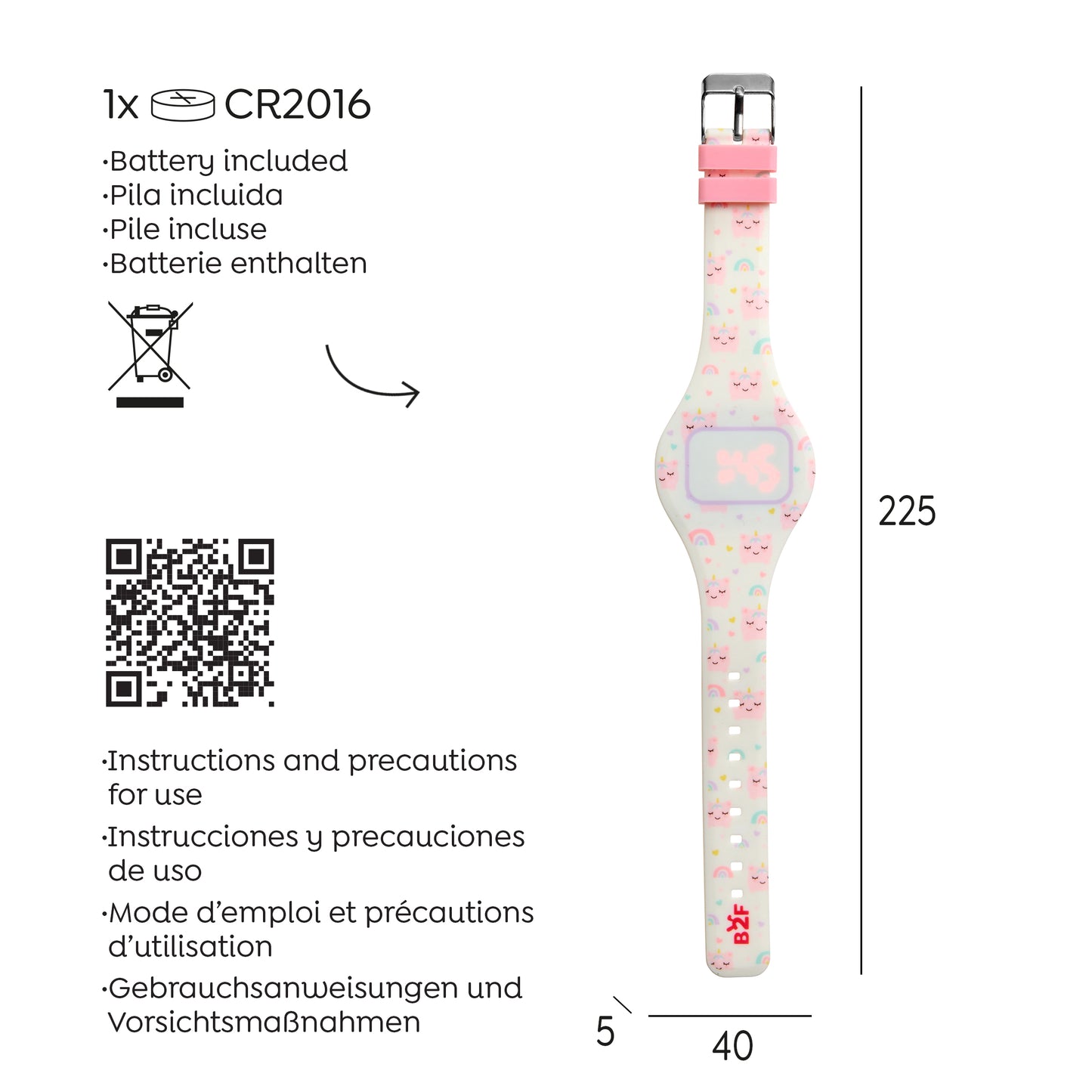 Montre digitale Friends