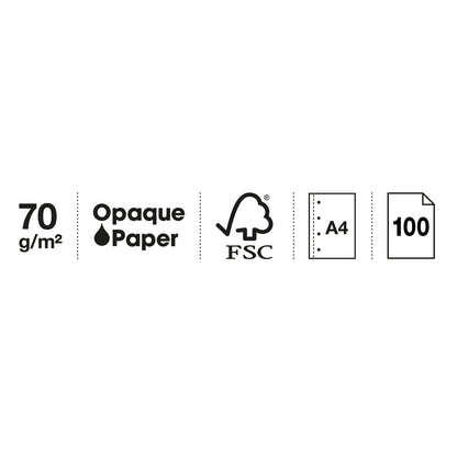 Cahier ligné à spirale A4 – Yoga