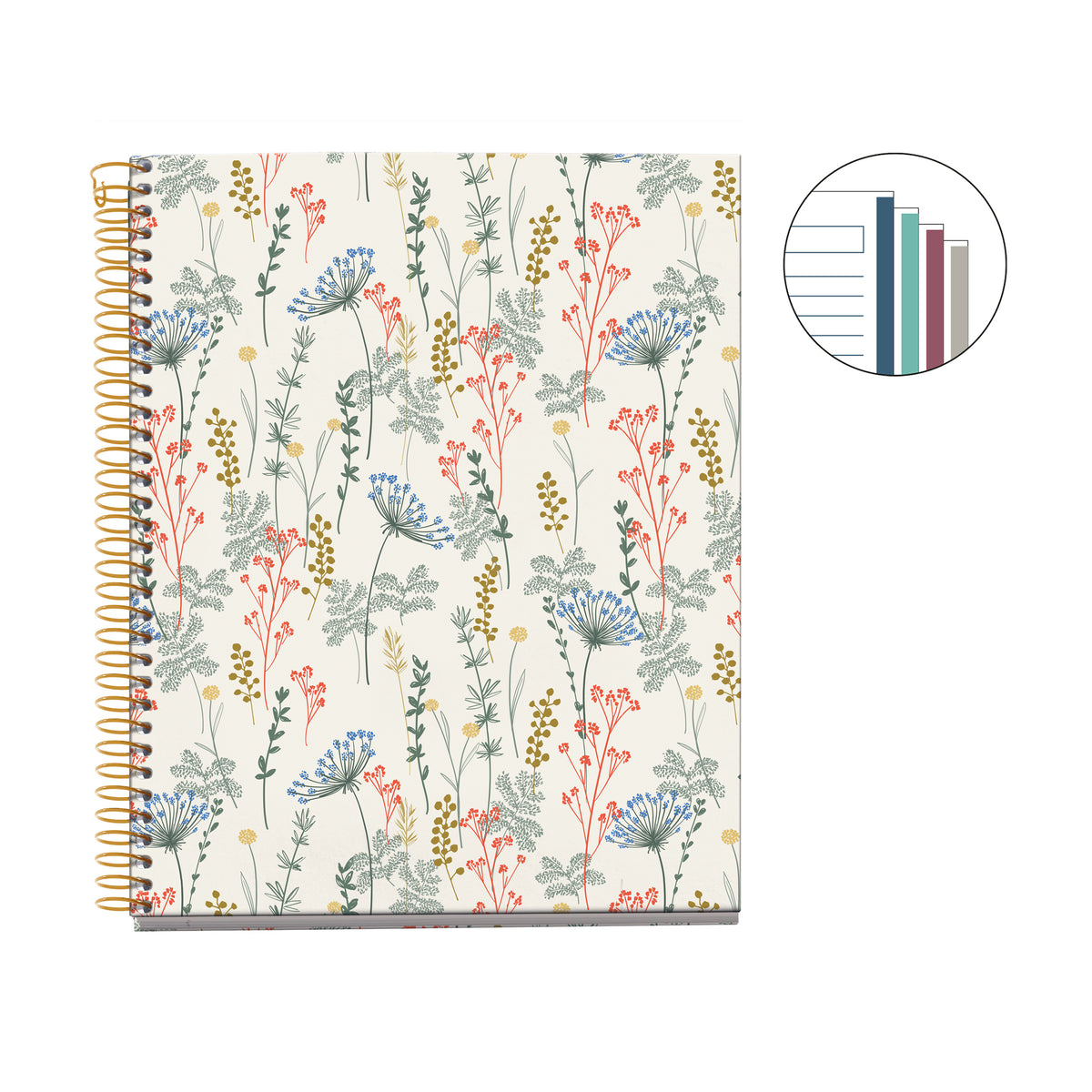 Cahier ligné à spirale A5 – Day Hidden Forest